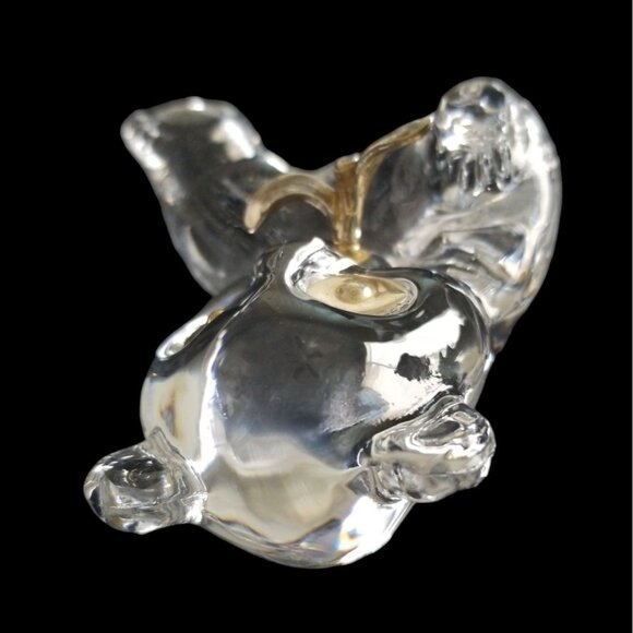 Igor Carl Faberge Panda Bear Paperweight Glass Art Signed 1989 FM Made in France - Picture 16 of 16